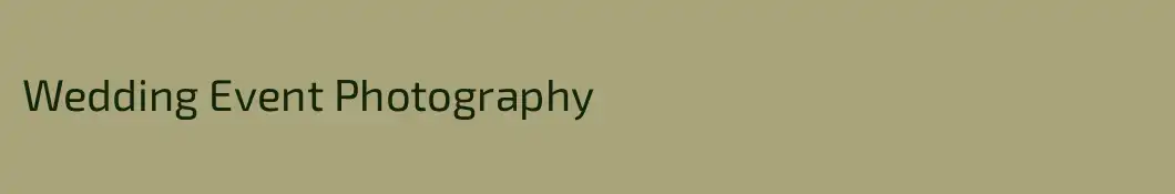 Wedding Event Photography